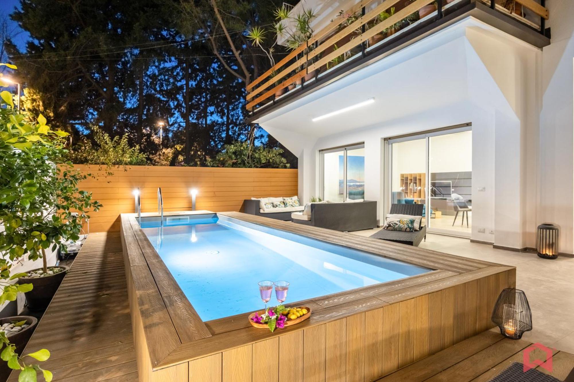 Appartamento In Villa Con Piscina Privata Palermo Exterior foto